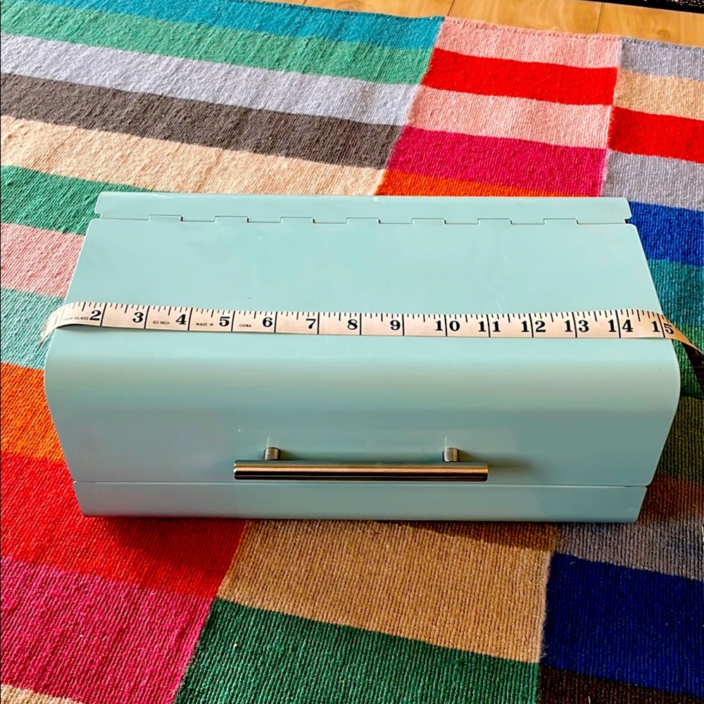 Powder Blue Bread Box